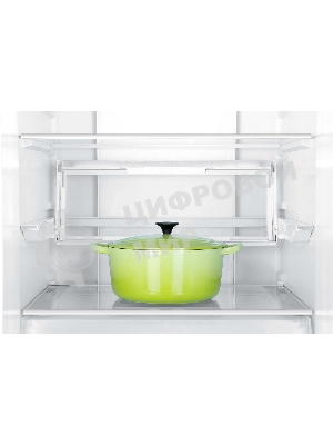 Холодильник Haier C4F740CLBGU1 коричневый двухкамерный 286/115л морозилка снизу, No Frost