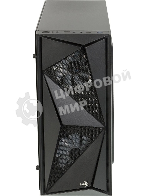 Компьютерный корпус Aerocool/Formula Glider Cosmo V1 без БП, ATX, боковое окно (закаленное стекло), черный