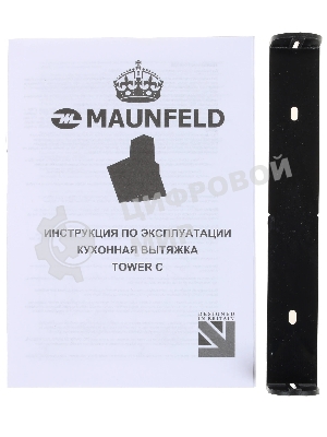 Вытяжка наклонная Maunfeld Tower C 60 черный, 60 см, 650 куб. м/ч, 51 дБ
