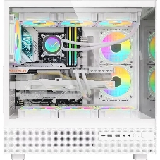 Компьютерный корпус AeroCool/Formula Crystal Z8 COSMIC белый без БП ATX 3x120мм 5x140мм 1xUSB 2.0 1xUSB 3.0 1xUSB3.1 audio bott PSU