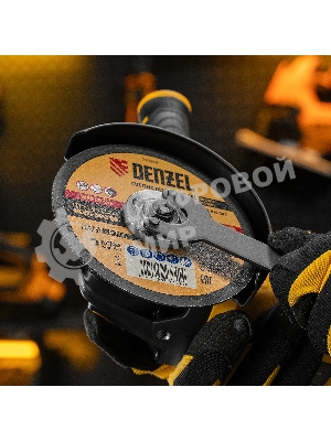 Круг отрезной по металлу Denzel WA60TBF 125х1.0х22.2мм в метал.банке, 10шт.