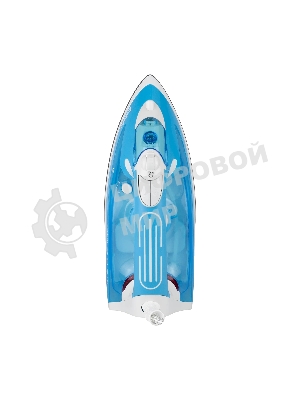 Утюг BBK ISE-2400 бирюзовый/белый, 2400 Вт, 35 г/мин, 140 г/мин, 280 мл