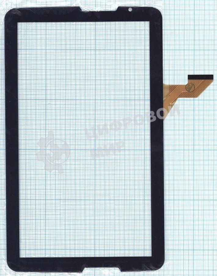 Сенсорное стекло (тачскрин) HN 1032-FPC D28XR118, черное