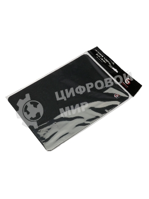 Коврик для мыши Gembird MP-35-25-BLACK, черный, 350х250х3мм, ткань/резина, пакет