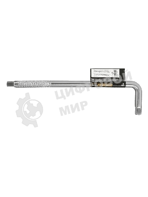 Вороток Г-образный Denzel 300x75 мм, квадрат 1/2