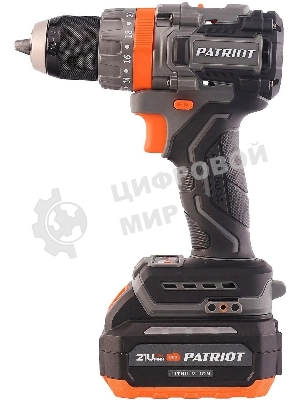Дрель-шуруповерт Patriot BR 216UES, 21 В, 2 Ач, 85 Нм, бесщеточный