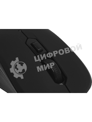 Мышь беспроводная Defender Gassa MM-105 черный, 1600 dpi, радиоканал, USB, кнопки - 6