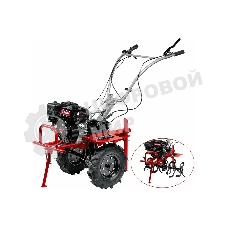 Мотоблок ЗУБР МТШ-500 бензиновый с ВОМ, 212 см3