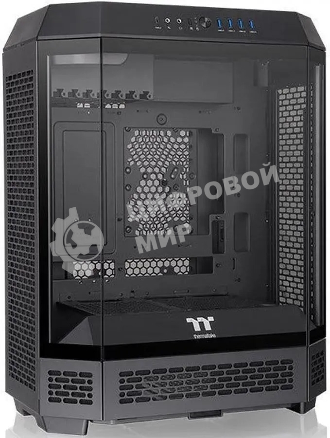 Компьютерный корпус Thermaltake The Tower 600 Black черный без БП ATX 13x120мм 9x140мм 4xUSB 3.0 audio bott PSU