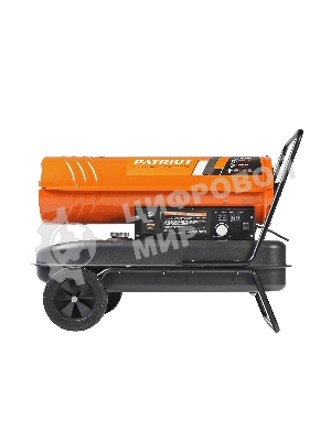 Тепловая пушка дизельная Patriot DTC 429, 42 кВт, 850 мᵌ/ч, термостат, колеса