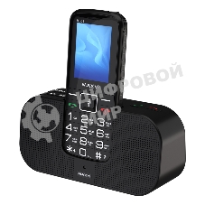Мобильный телефон Maxvi RT-04 + док-станция, черный