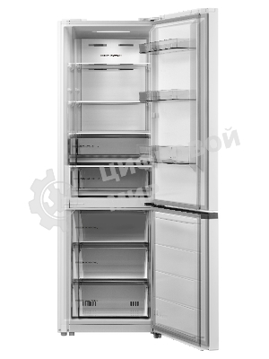Холодильник Midea MDRB519MGE01ID белый двухкамерный 263/123л морозилка снизу, No Frost