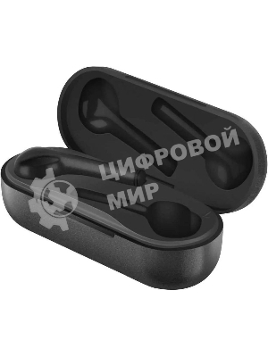 Наушники TWS SVEN E-705BT черный, внутриканальные, Bluetooth, до 4 ч