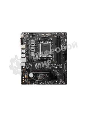 Материнская плата MSI PRO B650M-B, AM5, AMD B650, 2xDDR5, 4xSATA, 1xM.2, 1xPCI-E 4.0 x16, 1xPCI-E 4.0 x1, 1xHDMI, 1xVGA, 1x2.5Gb LAN, 2xUSB 2.0, 4xUSB 3.2 Gen 1, 3x3.5 мм, 7.1, Micro-ATX