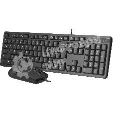 Комплект клавиатура+мышь A4Tech KR-3330S проводной, USB, 1200 DPI, чёрный