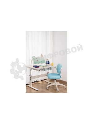 Кресло Cactus CS-CHR-3594BL голубой, ткань, 75 кг, механизм качания