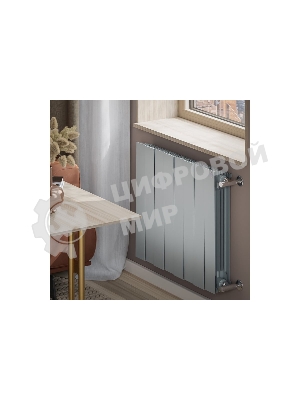Радиатор биметаллический Royal Thermo PianoForte 500 Серебристый VR80 - 8 секц.