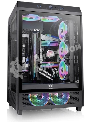 Компьютерный корпус Thermaltake The Tower 500 черный без БП ATX 1x120мм 3x140мм 4xUSB 3.0 2xUSB3.1 audio bott PSU