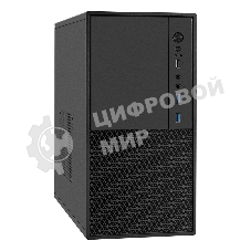 Компьютерный корпус Minitower ExeGate BAA-308MU2-AAA450 (mATX, БП AAA450 с вент. 8см, 1хUSB+2хUSB 3.0, HD Audio, черный)