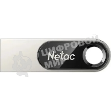 Флешка USB Netac U278 (NT03U278N-064G-32PN), 64Gb, USB 3.0, R/W 90/45, серебристый/черный