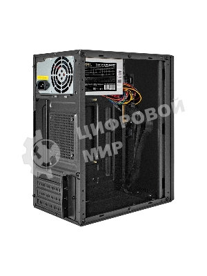 Компьютерный корпус Minitower ExeGate BAA-303-AAA450 (mATX, БП AAA450 с вент. 8см, 2хUSB, HD Audio, черный)
