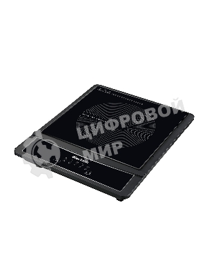 Плита настольная электрическая Blackton Bt IC132C Black, индукционная, 2000 Вт, тип управления: электронное, количество автоматических программ: 5, размер варочной поверхности: 190 мм, материал корпуса: пластик, керамика, автоотключение при снятии посуды, максимальный вес: 15 кг, нескользящие ножки, длина шнура: 1.2 м