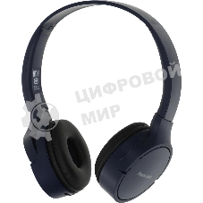 Беспроводные наушники Panasonic RB-HF420BGEA синий, накладные, Bluetooth, быстрая зарядка