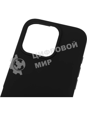 Чехол (клип-кейс) BoraSCO для Apple iPhone 16 Pro Microfiber Case черный (73691)