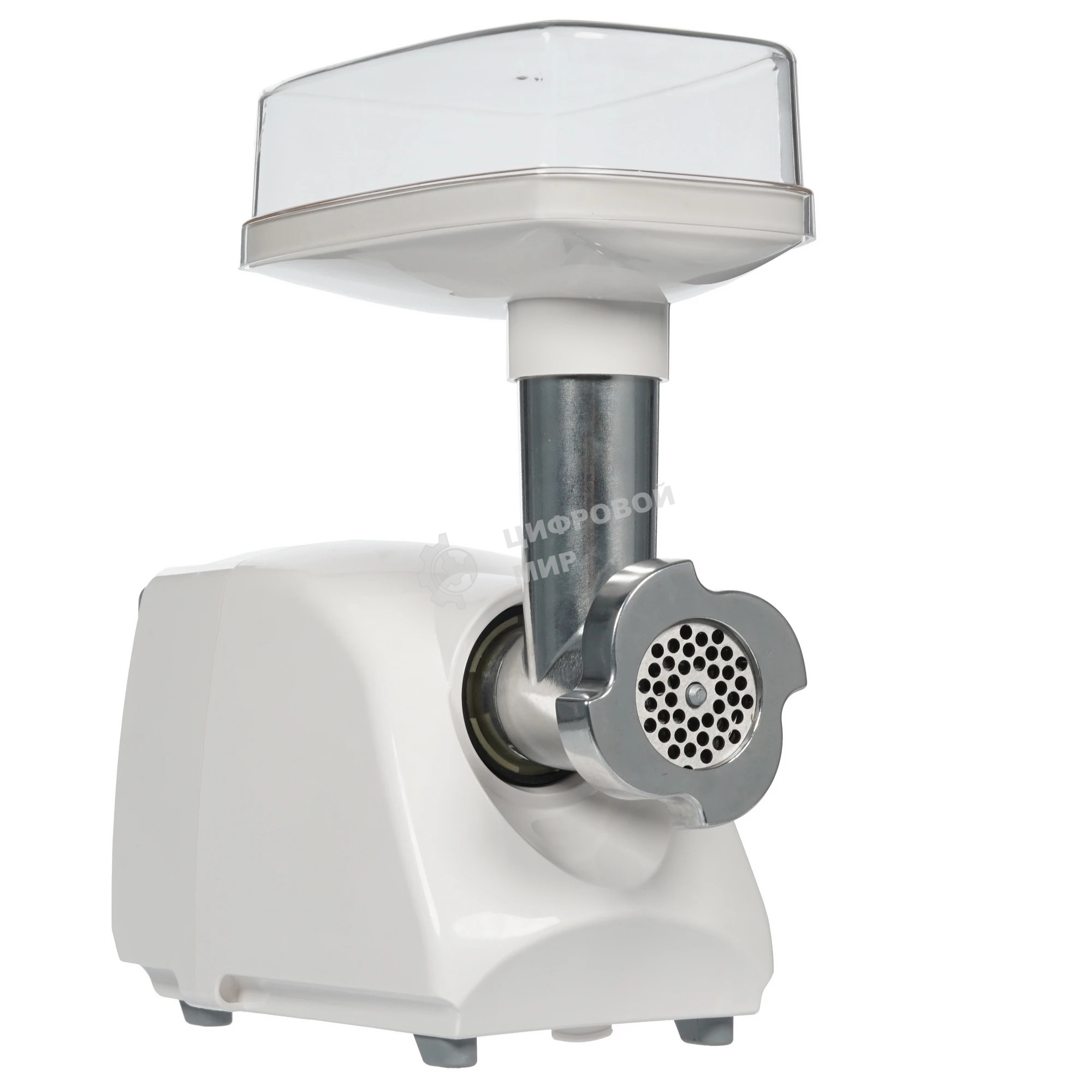 Мясорубка электрическая Аксион М14.01 белый, 600 Вт, 0.5 кг/мин, защита от перегрузки, насадки - 2