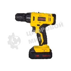 Дрель-шуруповерт Eurolux ДА-18/2Li, 18 В, 1.5 Ач, 35 Нм, щеточный