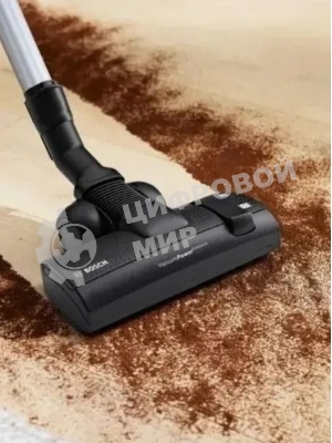 Пылесос Bosch BGL8POW3A черный, 650/890 Вт, уборка сухая, пылесборник мешок 5 л