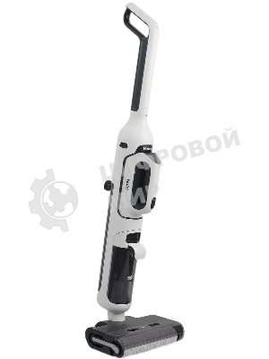 Пылесос вертикальный моющий Haier HWND Q1 белый/черный, питание от аккумулятора, 150 Вт, уборка сухая/влажная, пылесборник 0.4 л