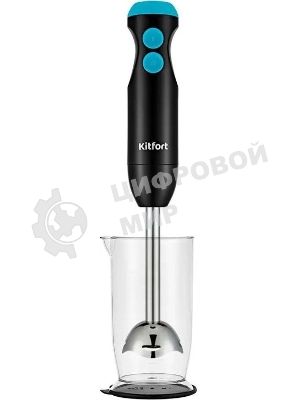 Блендер погружной Kitfort КТ-3041-3 350Вт черный/бирюзовый