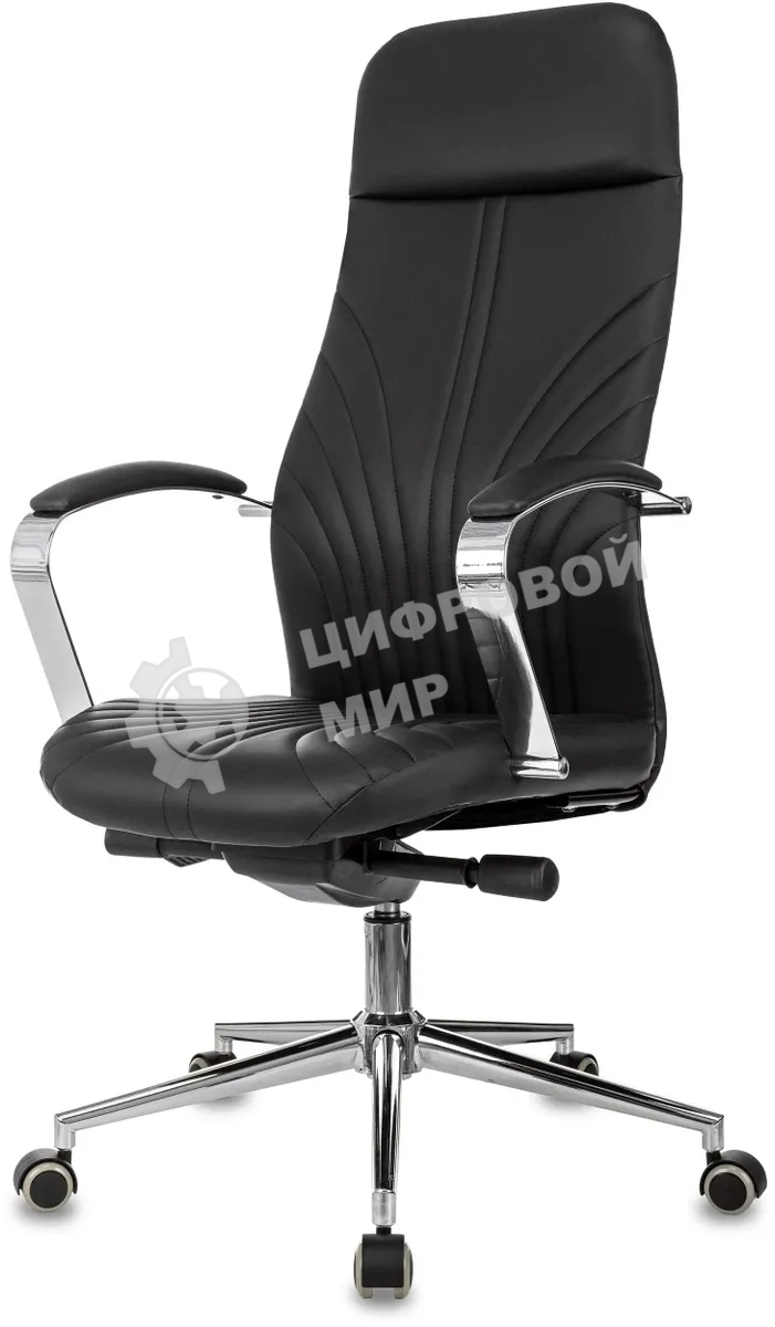 Кресло Бюрократ CH-610SL-Lux черный, экокожа