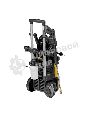 Моечная машина высокого давления Denzel R-180iD, 2000 Вт, 180 бар, 420 л/ч, асинх. двиг., бараб.