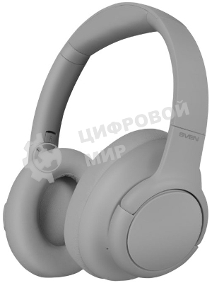 Беспроводные/проводные наушники Sven AP-B800MV серый, полноразмерные, Bluetooth + Jack 3.5 мм, складная конструкция, до 15 ч
