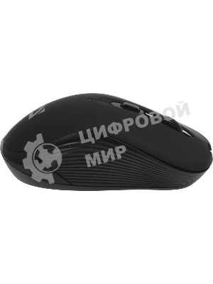 Мышь беспроводная Defender Gassa MM-105 черный, 1600 dpi, радиоканал, USB, кнопки - 6