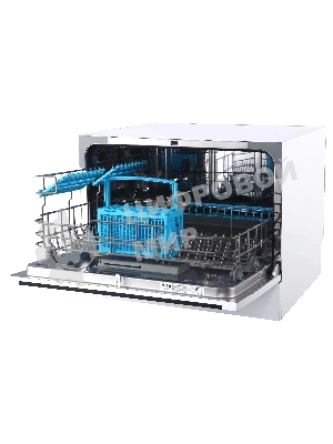 Посудомоечная машина Korting KDF 2050 W, белый, 55 см, 6 компл., 49 дБ, класс A+