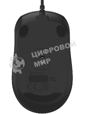 Мышь проводная A4Tech Fstyler FM26 серый/черный, 1600 dpi, USB, кнопки - 4