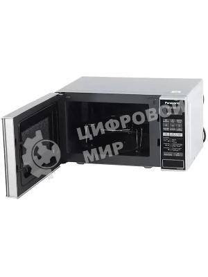 Микроволновая печь Panasonic NN-GT264MZPE серебристый/черный, 20 л, 800 Вт, переключатели - сенсор