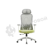 Кресло Cactus CS-GMC515-GYGN серый, сетка, подголовник