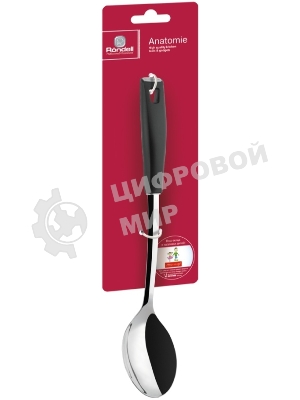 Ложка поварская Rondell 645-RD Anatomie (нерж. сталь 18/10. Максим. темпер. нагрева 210°C)