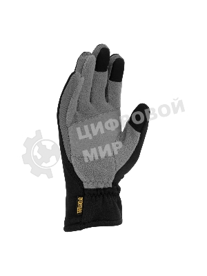 Перчатки универсальные Denzel 68088 искусственный мех, работа с сенсорным экраном, размер 10