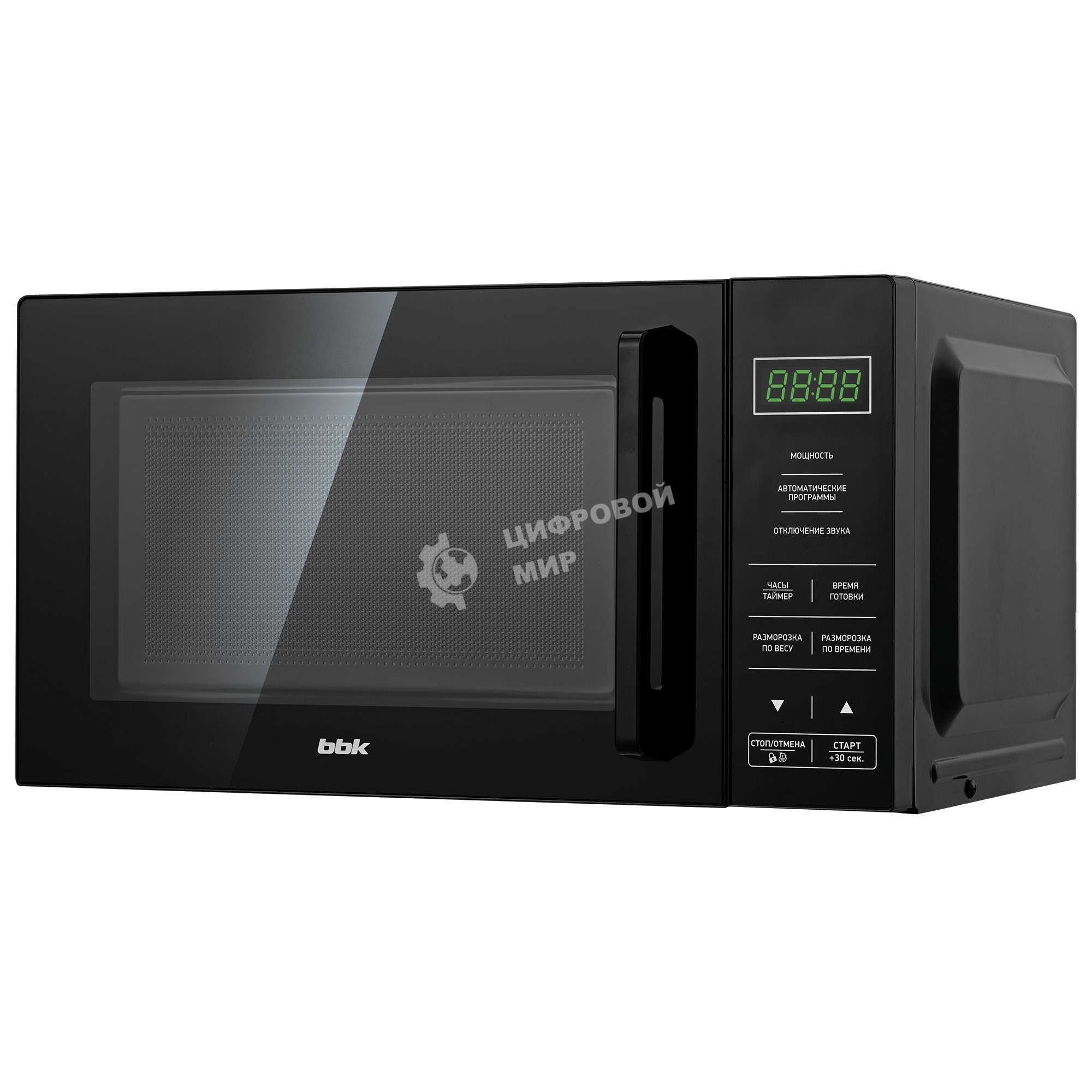 Микроволновая печь BBK 20MWS-750S/B черный, 20 л, 700 Вт, переключатели - сенсор