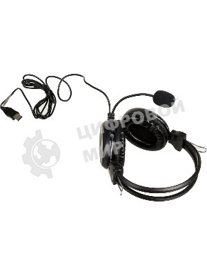 Гарнитура A4Tech HU-30 чёрный, проводная