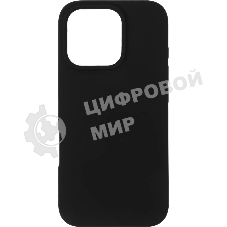 Чехол (клип-кейс) BoraSCO для Apple iPhone 16 Pro Microfiber Case черный (73691)