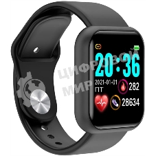 Умные часы Irbis Iceline черный Display: 1.3inch TFT color screen Touch type: single point touch Battery: 150mAh черный