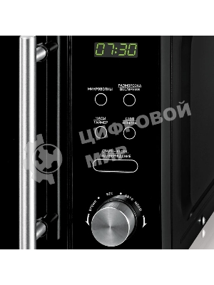 Микроволновая печь BBK 20MWS-722T/B-M/RU черный, 20 л, 700 Вт, переключатели - тактовый/сенсор