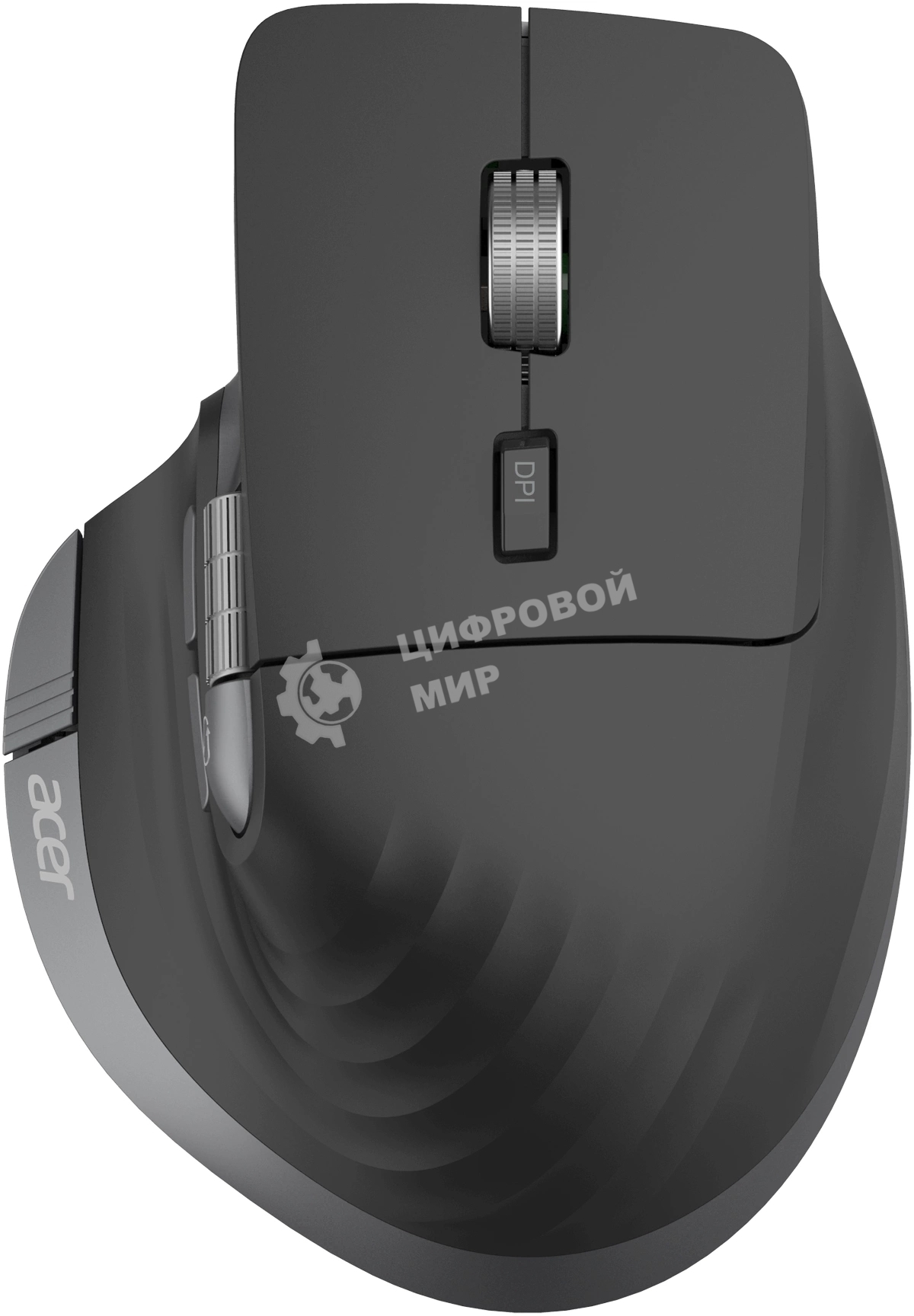 Мышь беспроводная Acer OMR405 черный, 4800 dpi, радиоканал, Bluetooth, USB, кнопки - 8