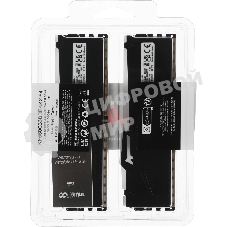 Оперативная память Kingston Fury Beast, DDR5, 64Gb (2x32Gb), 6000MHz, CL36, DIMM, с радиаторами, RGB, черный